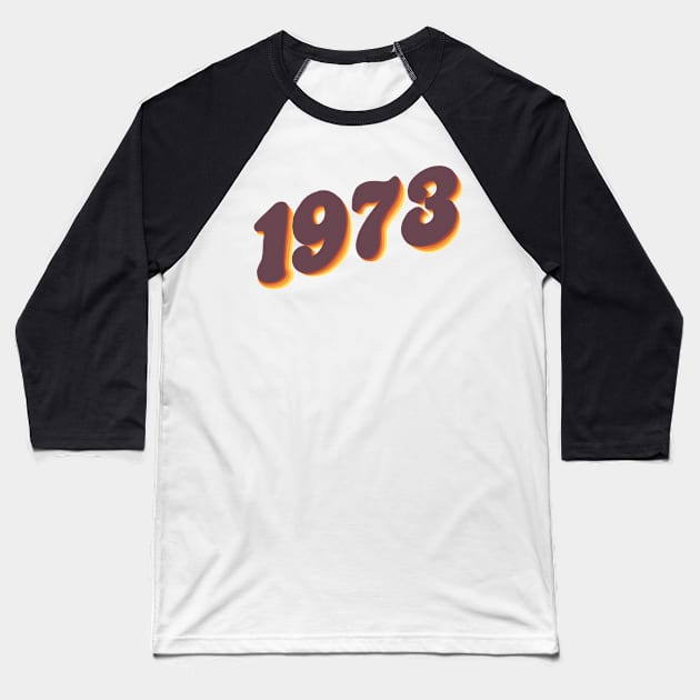 1973 Roe Baseball T-Shirt by Slightly Unhinged